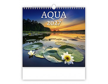 Nástěnný kalendář 2027 Helma - Aqua
