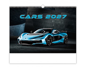 Nástěnný kalendář 2027 Helma - Cars