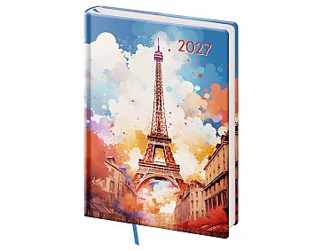 Denní diář 2027 Helma A5 Vario Lyra Paris