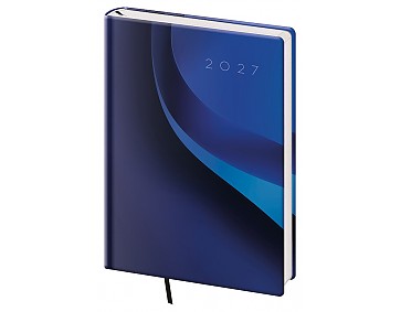 Týdenní diář 2027 Helma A5 Vario Blue wave