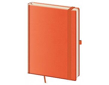Linkovaný zápisník Print Pop L Orange