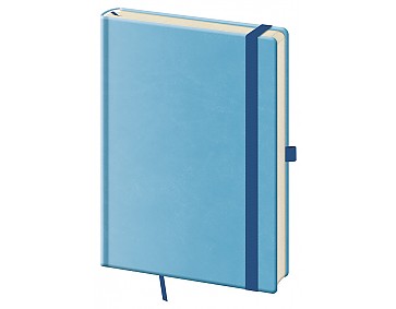 Linkovaný zápisník Print Pop L Light blue