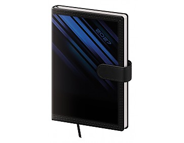 Kapesní diář A6 Tone s magnetem modrý