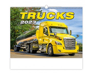 Nástěnný kalendář 2023 Kalendář Trucks