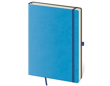 Tečkovaný zápisník Flexies S Blue (čtverečkovaný)