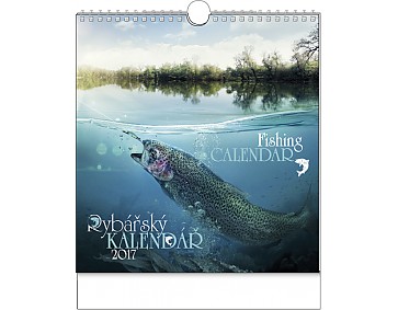 Nástěnný kalendář Rybářský 2017
