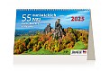 Stolní kalendář 2025 55 turistických NEJ Čech, Moravy a Slezska