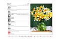 Stolní kalendář 2025 Kalendář Květiny