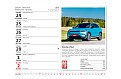 Stolní kalendář 2025 Kalendář Auta