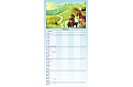 Nástěnný kalendář 2025 Kalendář Rodinný plánovač