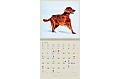Nástěnný poznámkový kalendář 2025 Kalendář Dogs
