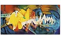 Dřevěný obraz Abstract
