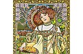 Kalendář Alfons Mucha - vázanka