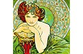 Kalendář Alfons Mucha - vázanka