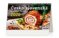 Kalendář Česko-slovenská kuchařka