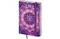 Kapesní diář Vario Mandala s gumičkou