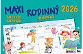 Maxi rodinný plánovací kalendář