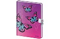 Památník 13x18 cm se zámkem - Butterfly