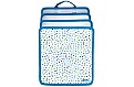 Pořadač do aktovky Blue
