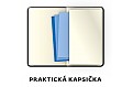 Tečkovaný zápisník Memory L Dark Blue (čtverečkovaný)