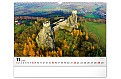 Nástěnný kalendář Panoramata Česka 2026, 48 x 33 cm