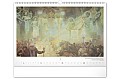 Nástěnný kalendář Slovanská epopej – Alfons Mucha 2026, 48 x 33 cm
