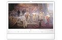 Nástěnný kalendář Slovanská epopej – Alfons Mucha 2026, 48 x 33 cm