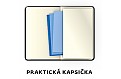 Tečkovaný zápisník Flexies L Brown (čtverečkovaný)