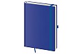 Linkovaný zápisník Print Plus L Royal blue