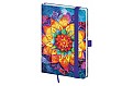 Kapesní diář A6 Vario Mandala s gumičkou
