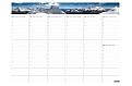 Stolní kalendář 2024 Týdenní plánovací mapa A2 s fotografií