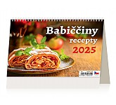 Stolní kalendář 2025 Babiččiny recepty