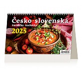 Stolní kalendář 2025 Česko-slovenská kuchařka