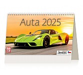 Stolní kalendář 2025 Auta