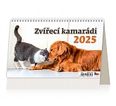 Stolní kalendář 2025 Zvířecí kamarádi