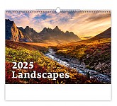 Nástěnný kalendář 2025 Kalendář Landscapes 	