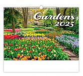 Nástěnný kalendář 2025 Kalendář Gardens
