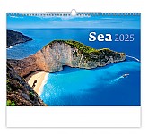 Nástěnný kalendář 2025 Kalendář Sea