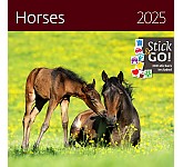 Nástěnný poznámkový kalendář 2025 Kalendář Horses
