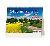 14denní kalendář s citáty