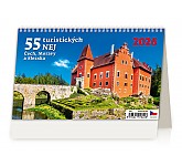 Kalendář 55 turistických nej Čech, Moravy a Slezska