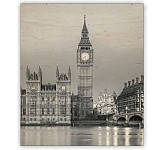 Dřevěný obraz Big Ben