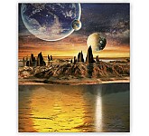 Dřevěný obraz Cosmic