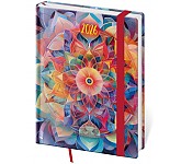 Týdenní diář B6 Vario Kaleidoscope s gumičkou