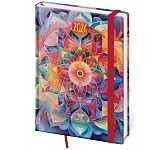 Denní diář A5 Vario Kaleidoscope s gumičkou
