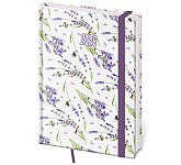 Denní diář A5 Vario Lavender s gumičkou