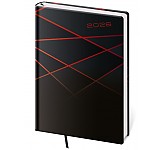 Týdenní diář A5 Vario Black design