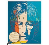Dřevěný obraz John Lennon