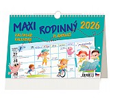 Maxi rodinný plánovací kalendář