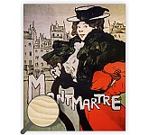 Dřevěný obraz Montmartre